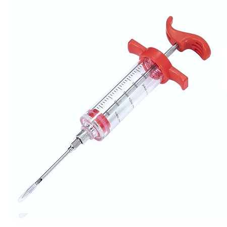Seringa Injetor De Temperos 30ml Para Churrasco Carnes Bolos