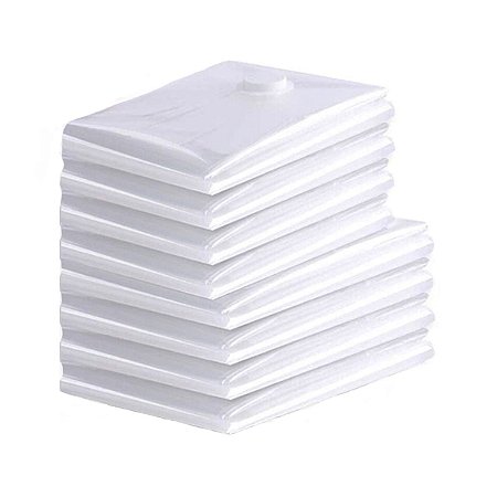 Kit com 8 Sacos à Vácuo Roupa 4 Pequenos  2 Médios 2 Grandes