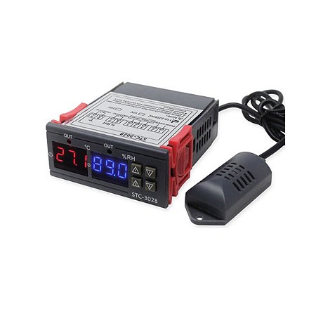 Controlador De Temperatura E Umidade Stc3028 Bivolt 110/220V
