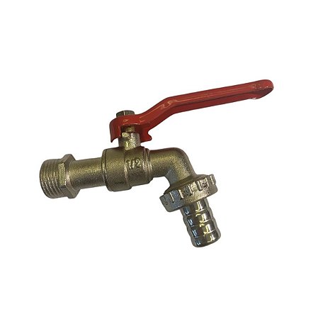 Torneira Esfera Jardim C/ Bico Uso Geral 1/2 Metal