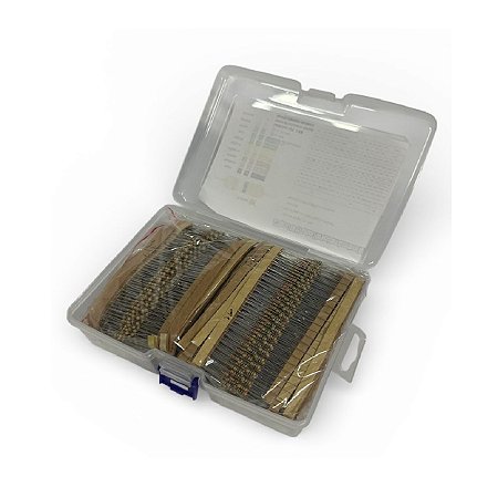 Kit 3120 Resistor 156 valores 20 cada 1R a 10MR Ohm 1/4W+-5%