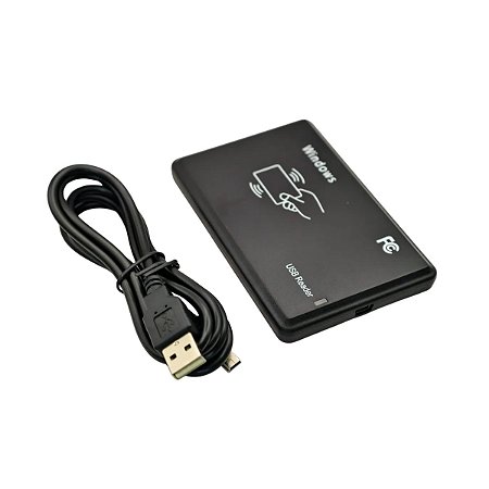 Leitor Cartão Tag RFID 13.56mhz Mifare Rfid NFC Controle de Acesso USB