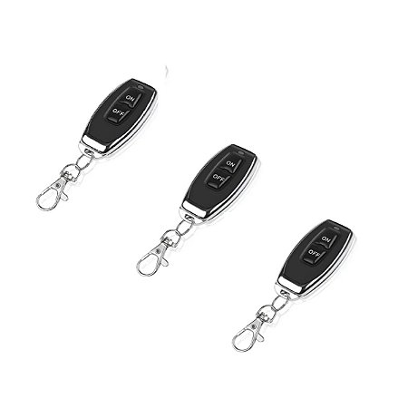 Kit 3 Controle Remoto 2 Botões On Off 433mhz Learning Code