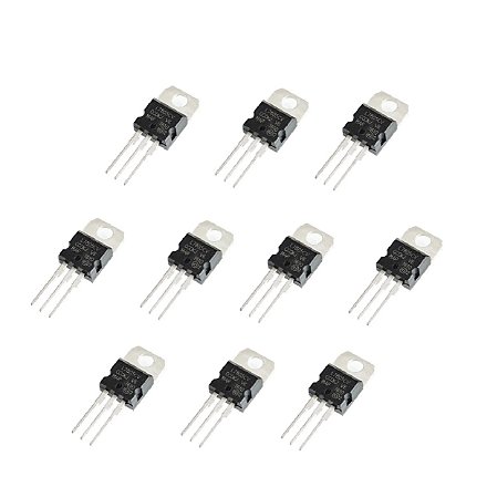Kit 10 Regulador De Tensão 5v L7805 / L7805cv