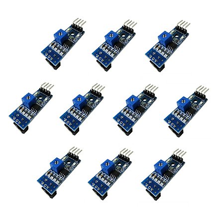 Kit 10 Módulo Sensor Infravermelho TCRT5000 Arduino LM393 5V