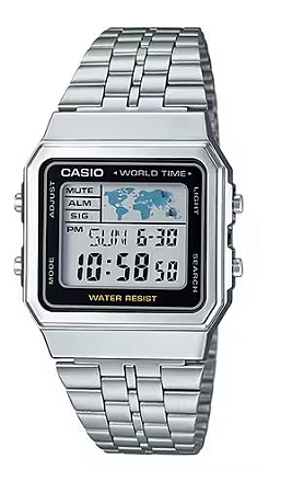 A500WA1DFSC Casio relógio de pulso Vintage