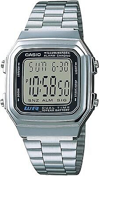 A178WA1ADFSC Casio relógio de pulso Vintage