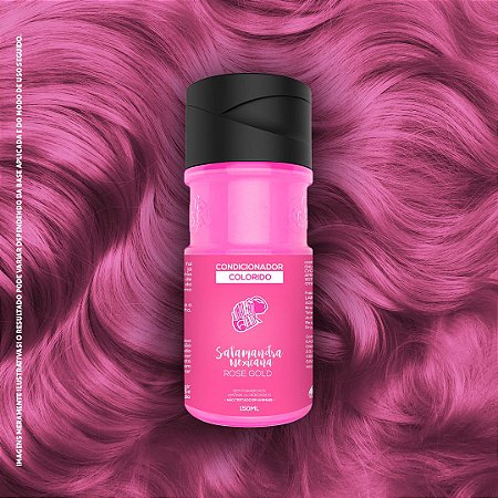 Condicionador Colorido Salamandra Mexicana - Rose Gold 150ml