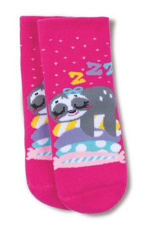 MEIA SOQUETE PANSOCKS BABY PINK - PUKET