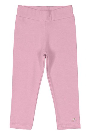 CALCA LEGGING EM COTTON ROSA BLUSH - UP BABY