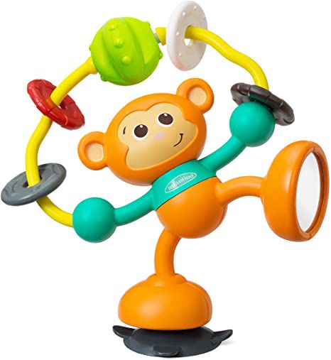Brinquedo Interativo Macaco com Succao na Base - Infantino