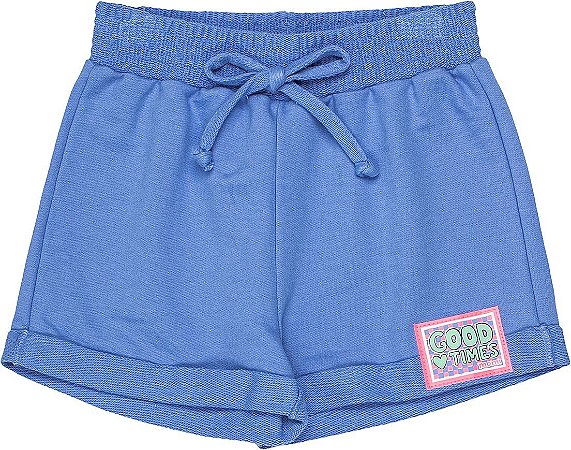 SHORTS BASICO AZUL CLARO - MOMI