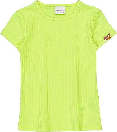 BLUSA MC LISA AMARELO NEON - Momi