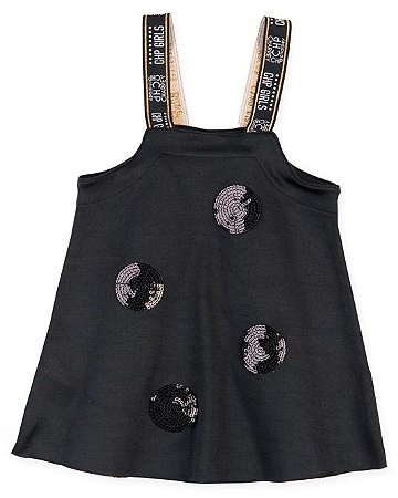 CNJ BLUSA TRICOLINE/SALOPETE COMP.CREPE - 23615 - Charpey