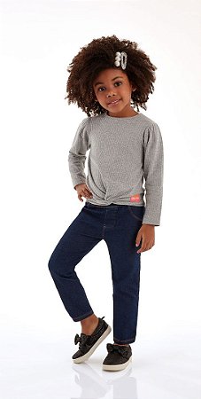 CALCA EM JEANS 194025 AZUL INDIGO UP BABY