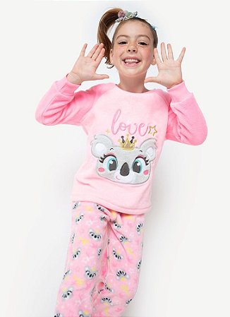 PIJAMA TEEN SOFT KOALA PRINCESS ROSA PUKET