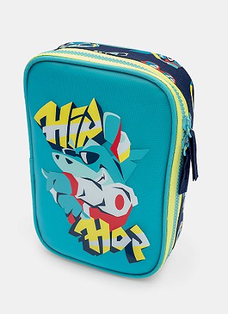 ESTOJO GRANDE TUBA HIP HOP AZUL MARINHO PUKET