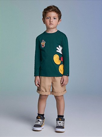 T-SHIRT VERDE MICKEY MOUSE YOUCCIE
