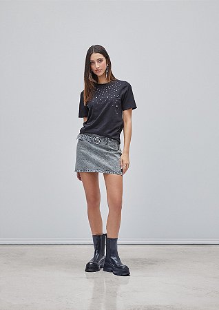 BABY LOOK PEDRARIA PRETO AUTHORIA