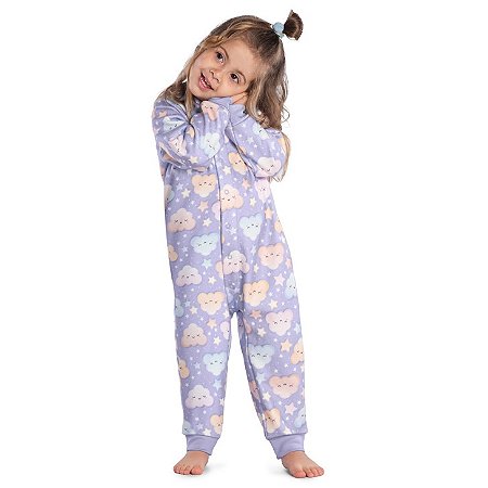 PIJAMA FEMININO LILAS ARCO IRIS  KYLY