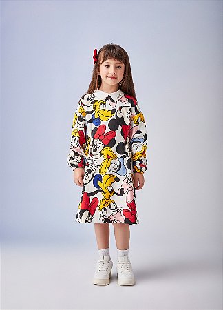 VESTIDO INFANTIL BEST FRIENDS TURMINHA DISNEY ANIME