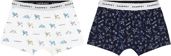 KIT CUECA BOX INFANTIL DOG CHARPEY