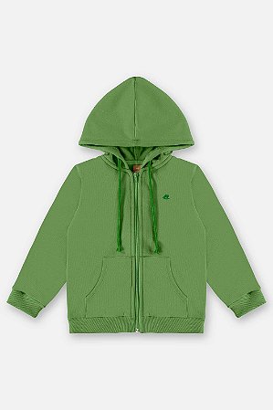 CONJUNTO EM MOLETOM INFANTIL VERDE PICANTE UP BABY