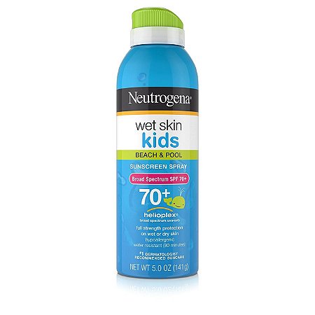 Neutrogena Wet Skin Kids Protetor Solar Spray FPS 70