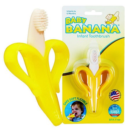Mordedor Escova Baby Banana