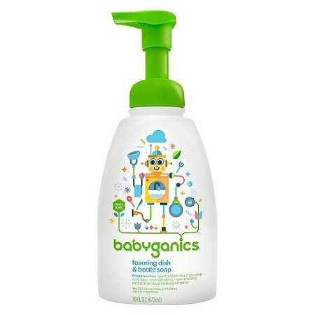 Detergente Orgânico para Utensílios do Bebê Babyganics