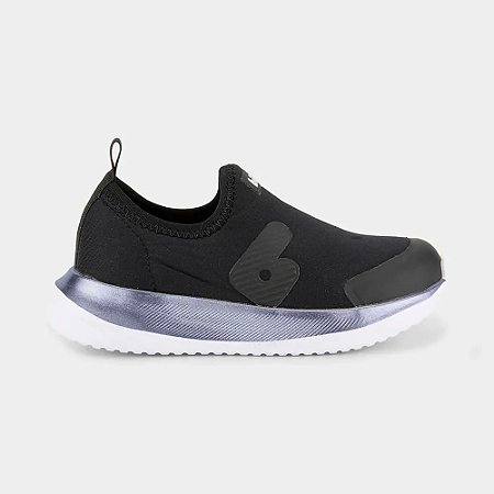 TÊNIS INFANTIL FLASH LYCRA PRETO BIBI
