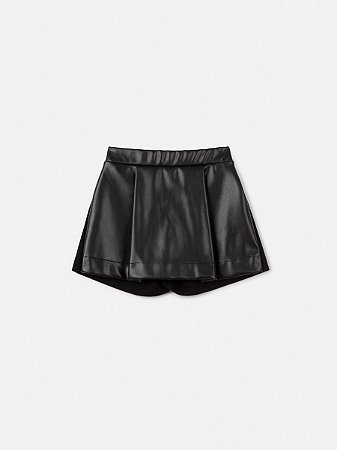 SHORTS SAIA INFANTIL COURINO PRETO ANIME