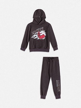 CONJUNTO DE MOLETOM MICKEY SPORTS GRAFITE YOUCCIE