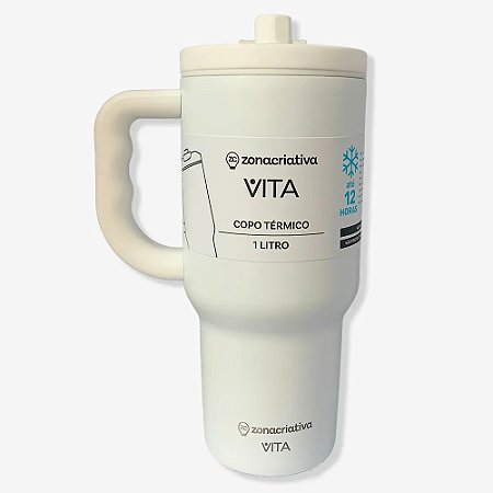 COPO TÉRMICO TUMBLER 1L VITA NEVE ZONA CRIATIVA