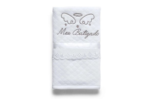 BABINHA BATIZADO BRANCO HUG
