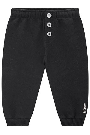 CALCA JOGGER INFANTIL PRETA LUC.BOO