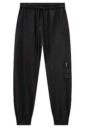 CALCA JOGGER INFANTIL PRETA LUC.BOO