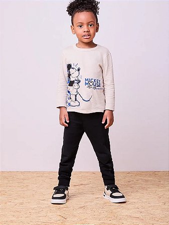 CONJUNTO T-SHIRT E CALCA MICKEY ARGILA YOUCCIE