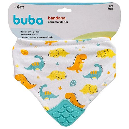 BANDANA COM MORDEDOR DINO BUBA