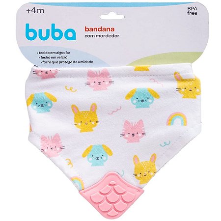 BANDANA COM MORDEDOR HAPPY BUBA