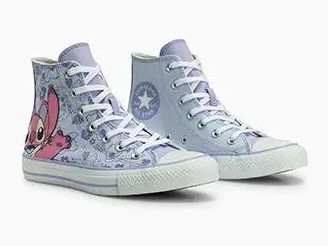 CONVERSE X DISNEY STITCH CHUCK TAYLOR ALL STAR CANO ALTO AZUL