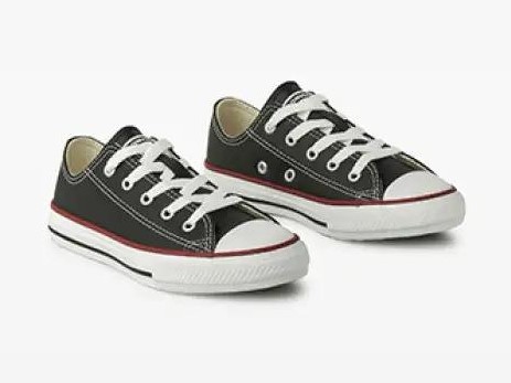 TENIS ALL STAR PRETO COM VERMELHO CHUCK TAYLOR