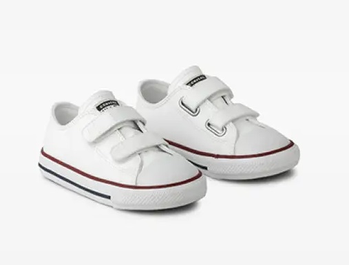 TÊNIS CHUCK TAYLOR ALL STAR VELCRO BRANCO