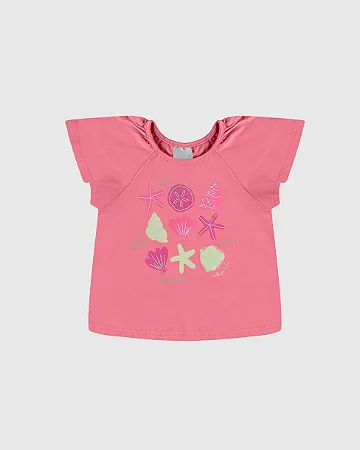 BLUSINHA ESTAMPADA ANIMAIS MARINHOS MALWEE