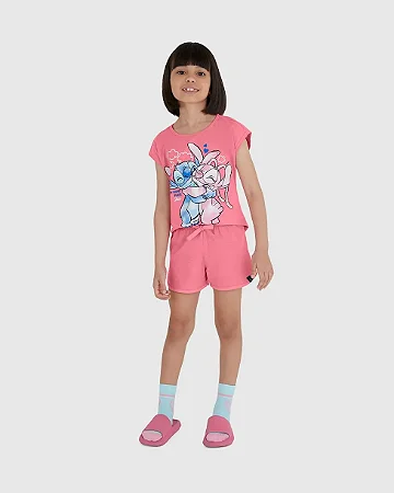 PIJAMA CURTO DISNEY STITCH MALWEE
