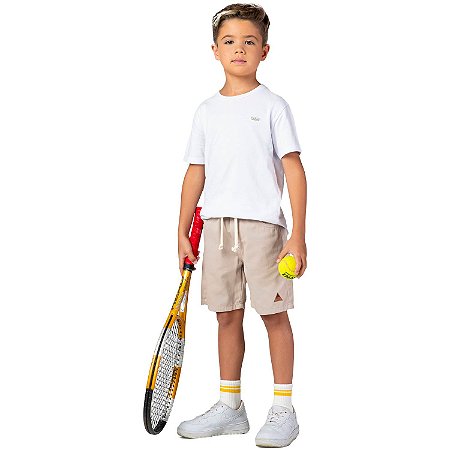 BERMUDA JOGGER EM SARJA AREIA MANIA KIDS