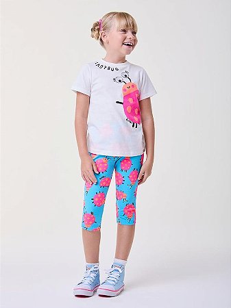 CONJUNTO COM LEGGING AZUL JOANINHAS BIMBI