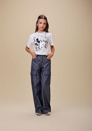 T-SHIRT CROPPED OFF MICKEY I AM AUTHORIA