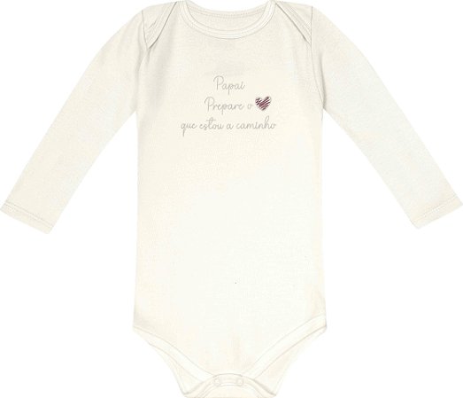 BODY MANGA LONGA PAPAI KIKO BABY