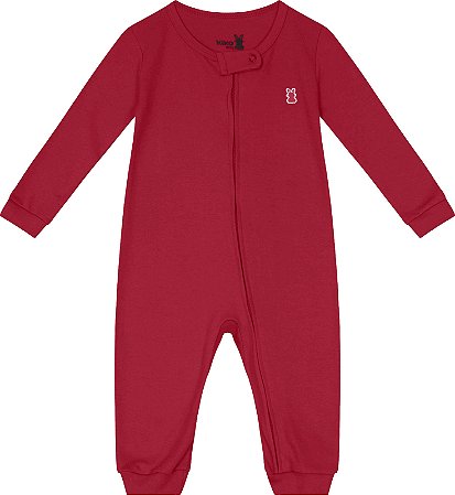 MACACÃO MANGA LONGA VERMELHO KIKO BABY